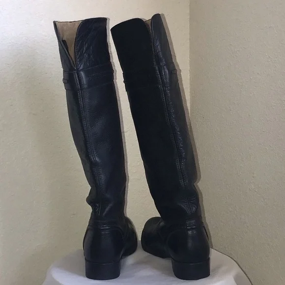 Frye Full Grain leather riding boots -Melissa Trapunto Size 6 B GUC - Picture 10 of 14